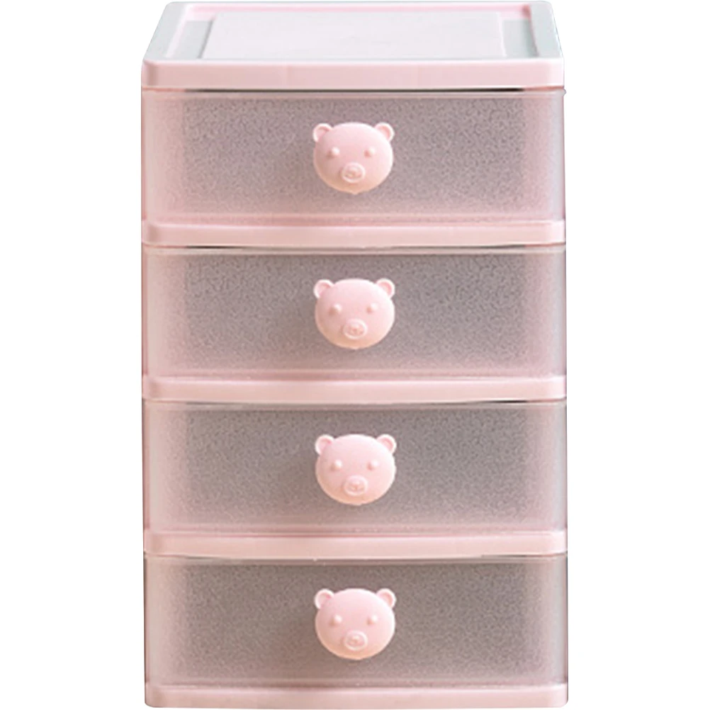 

Drawer Storage Box Desktop Organizer for Cosmetics Makeup Tools Compact Lightweight Office Desk Accessory with for Home