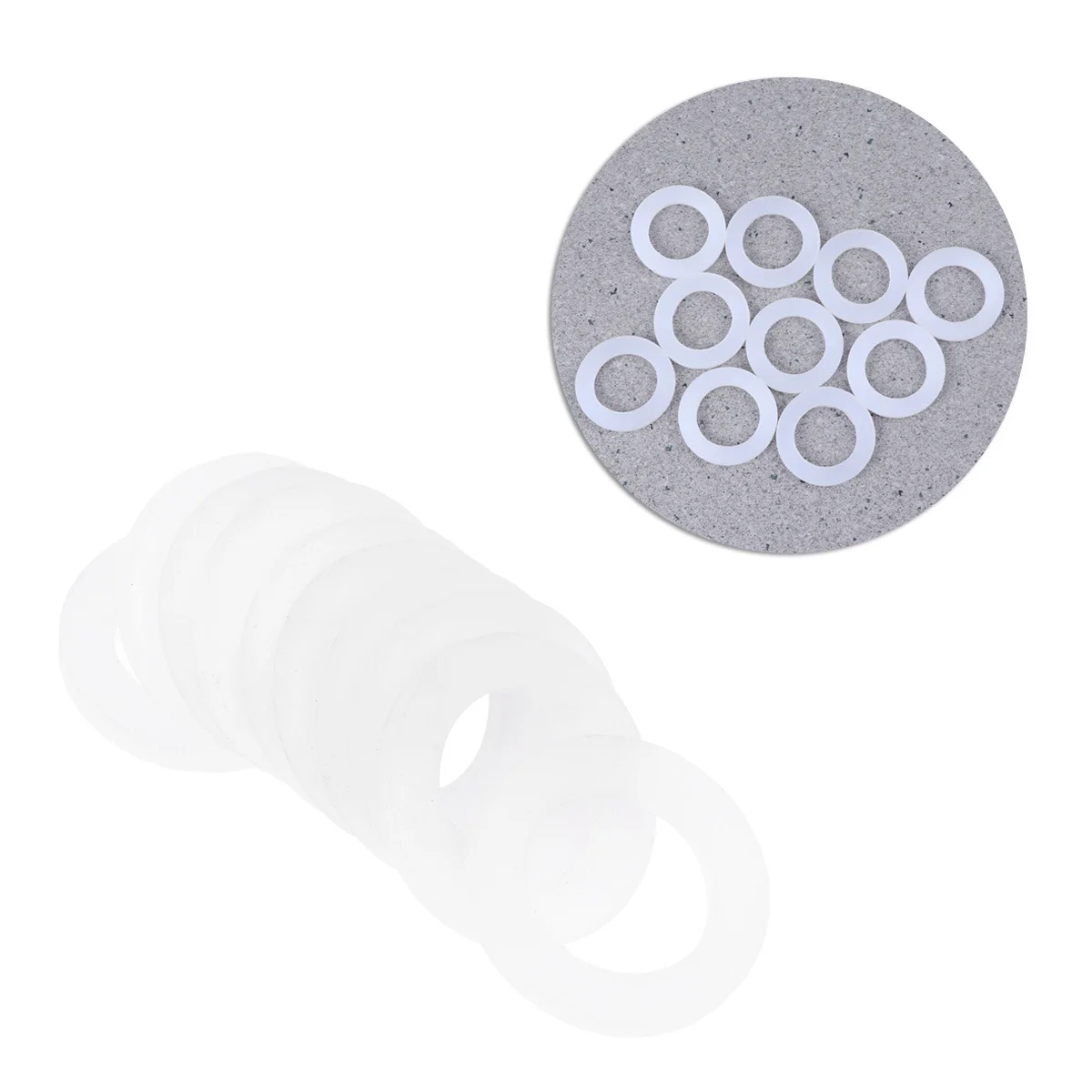 

10pcs Silicone Gasket Hose Washer Replacement Garden Heavy Duty O Hot Water Gaskets Standard Female Fittings Shower