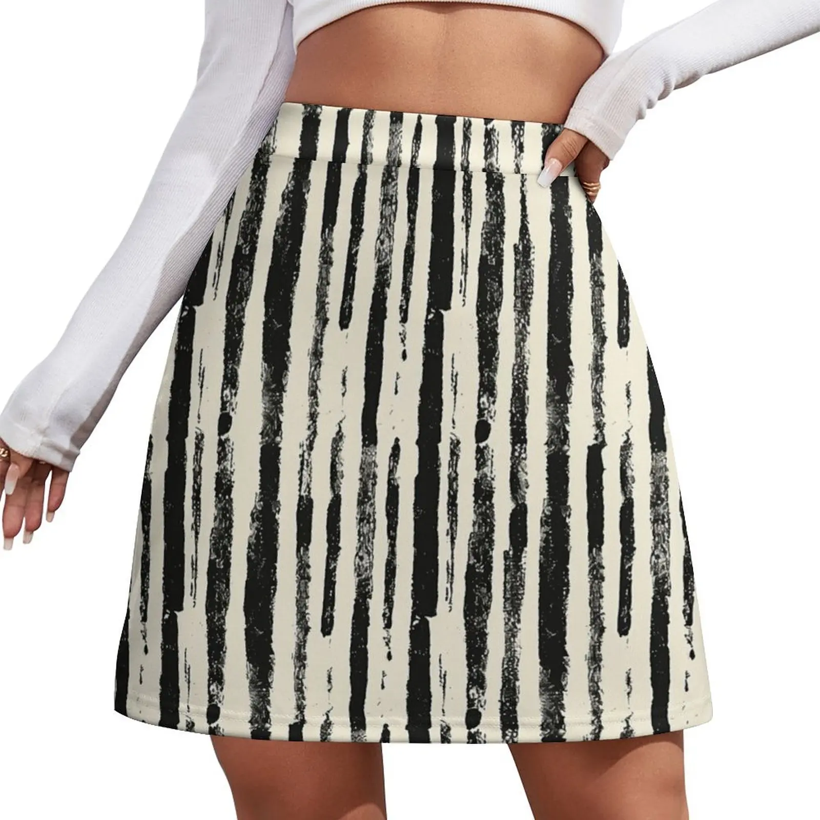 

Natural Lines Mini Skirt korean style clothes Female clothing Mini Skirt