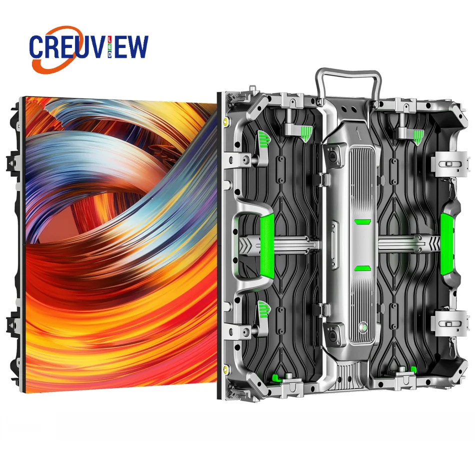Hard Link P2.976 Outdoor LED Display Box 500x500mm Die-Cast Aluminum Cabinet Rental Stage Advertising