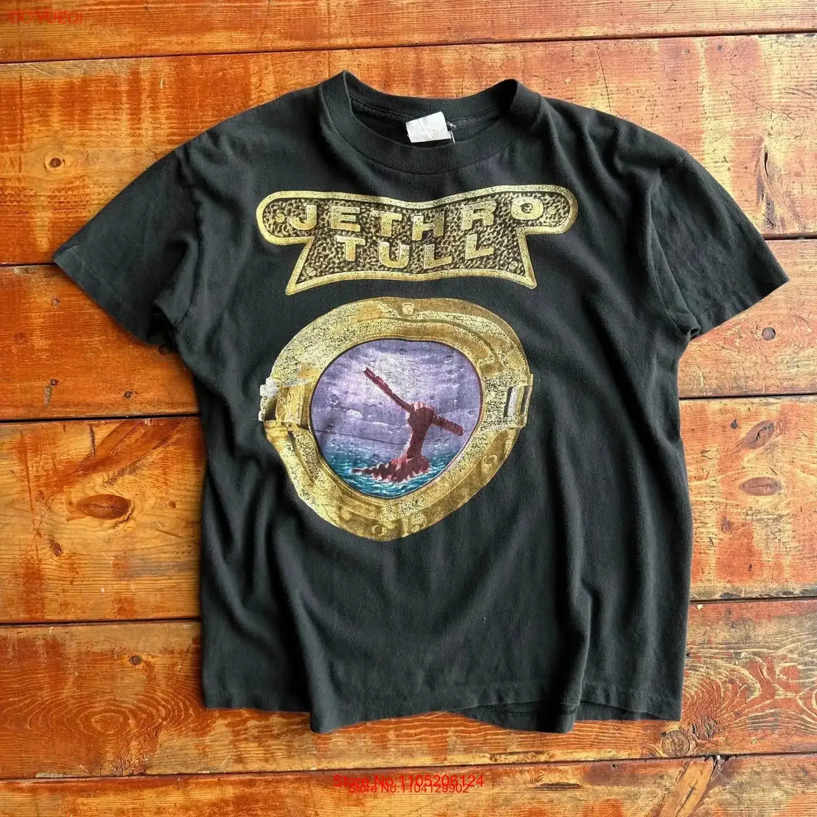 

Винтажная футболка Jethro Tull, размер M, винтажная стираная дышащая модная стильная дизайнерская одежда с графикой, удобная растянутая одежда