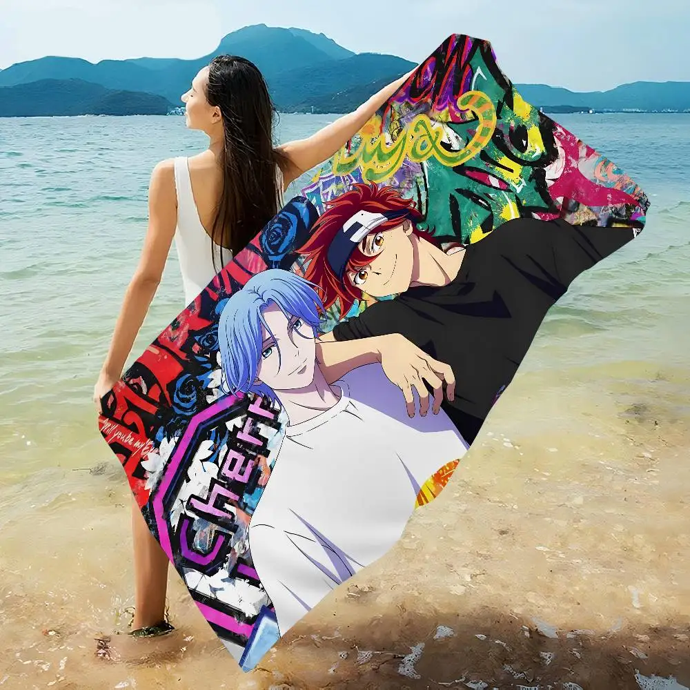 Anime SK8 The Infinity Big Microfiber Beach Towels Quick Dry Towel Sand Beach Towels Pool Towel for Travel Swim Pool Yoga