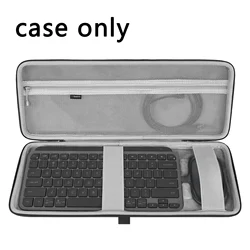 Geekria Keyboard Case for Logitech MX Keys Mini Advanced Wireless Illuminated Keyboard and Anywhere 3 Compact Mouse Combo Case