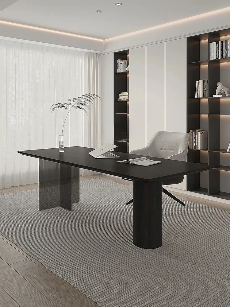 

Итальянский стол, обеденный стол, встроенная легкая роскошь, современный элитный домашний стол из акрила