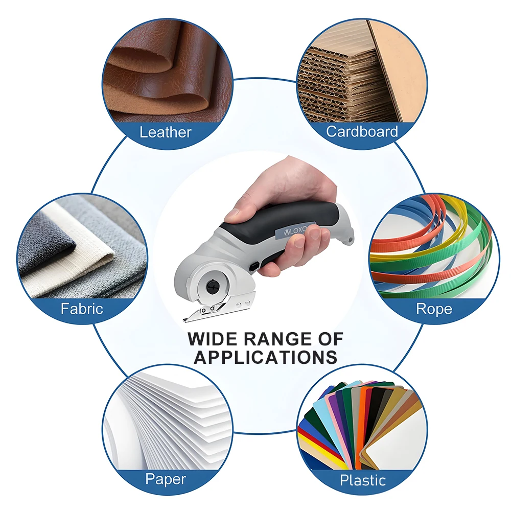 Nuevas tijeras de sastre eléctricas inalámbricas con carga USB, tijeras eléctricas portátiles de iones de litio para el hogar para cortar tela/cuero