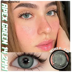 Bio-essence-lentillas de colores para miopía, lentes para ojos azules, verdes, naturales, 1 par