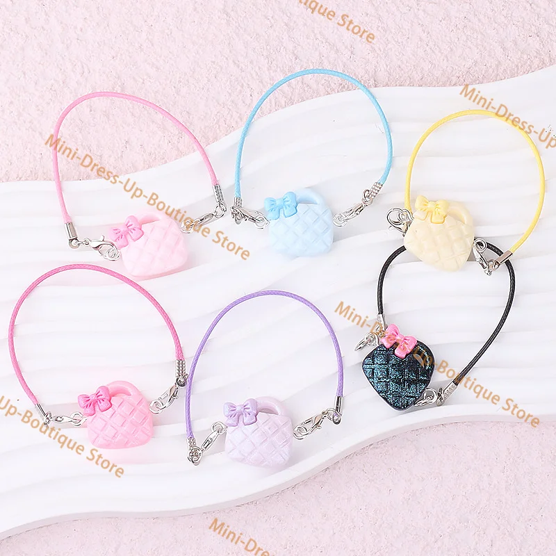 Perfect for 15-17cm Cute Plush Dolls Bow Bag Accessories Pendant Fashion Handbag Accessories Adorable Ribbon Collection Gifts