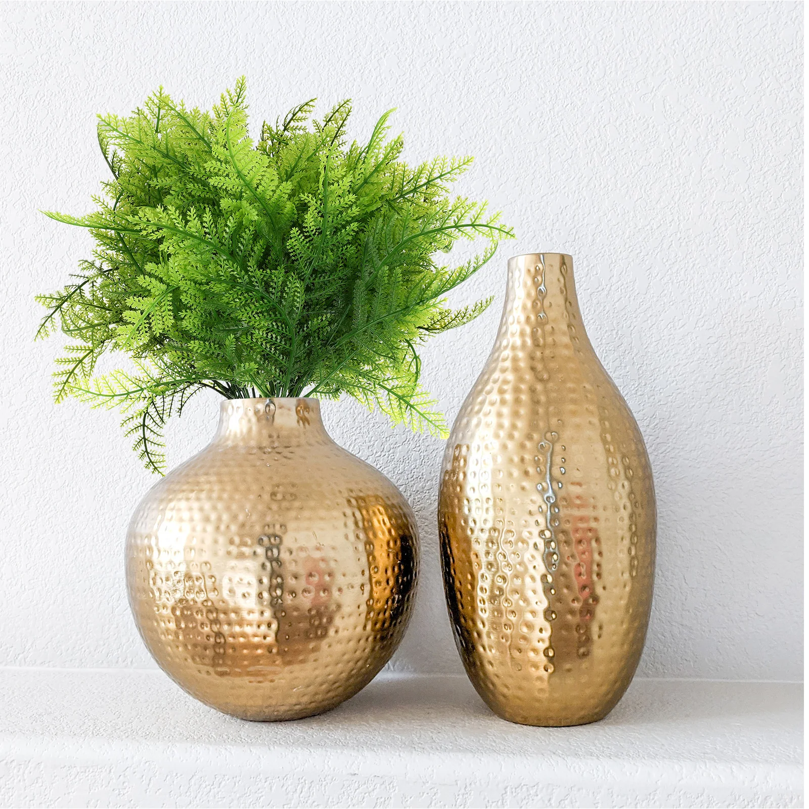 

4pcs Artificial Ferns Realistic Plastic Plants For Aquarium Fish Tank Decoration Eco-Friendly Fake Plant Green Yellow