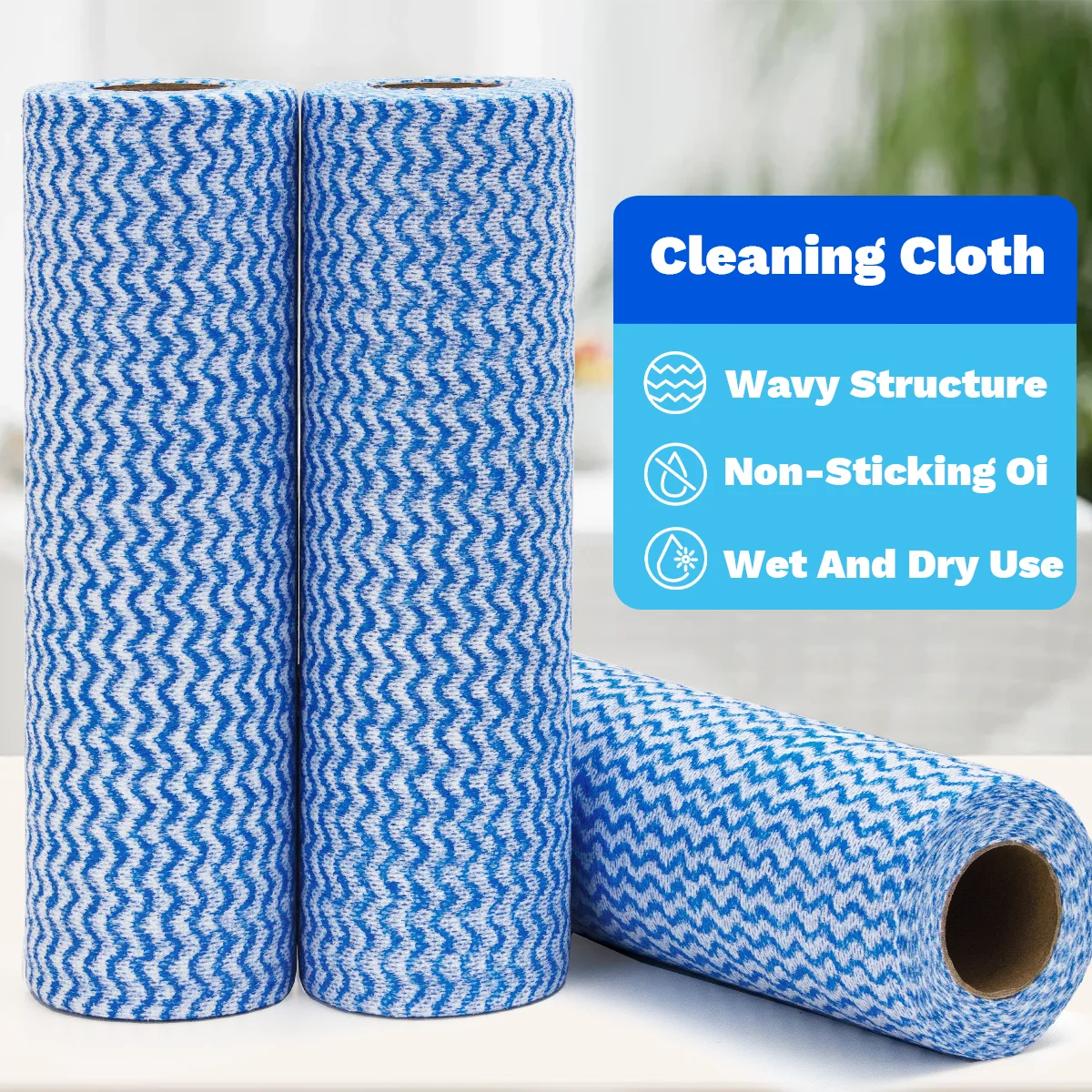 

JINYUDOME 50Pcs Reusable Disposable Washing Cleaning Cloths Towel Handy Wipe Absorbent Rags For Kitchen Dish Cloth Cleaning Tool