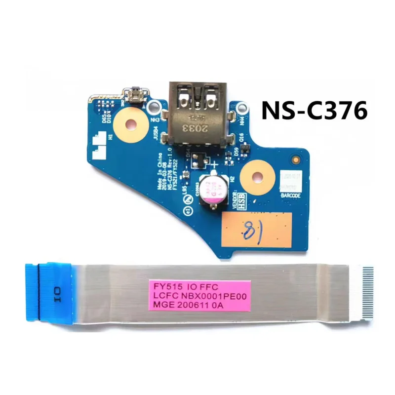 New Original for Lenovo Legion Y540-15IRH-PG0 Y7000-2019-PG0 laptop USB board with cable NS-C376 fr5c50s24944