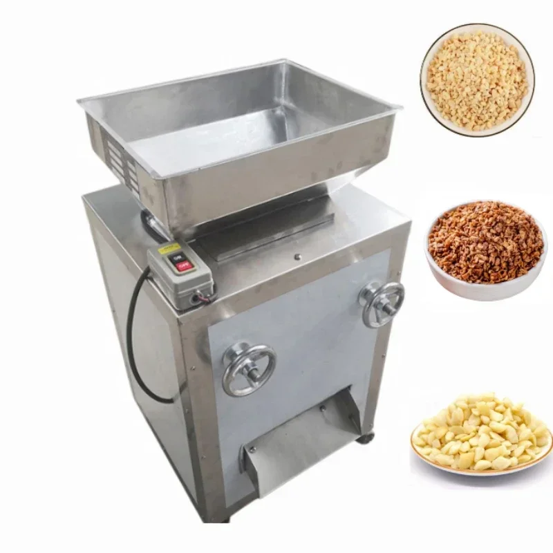 Hot salesHigh Quality Peanut Kernel Slivering Almond Strip Cutting Roasted Nut Cutting Machine Nut Chopping Machine