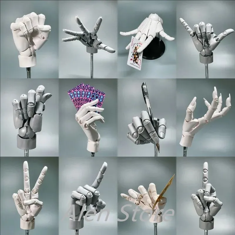 1:1 Hand Joint Finger Bionic Action Figure Left Right Hand Simulation Draw Sketch Art Painting Anime Body Movable Hand Model