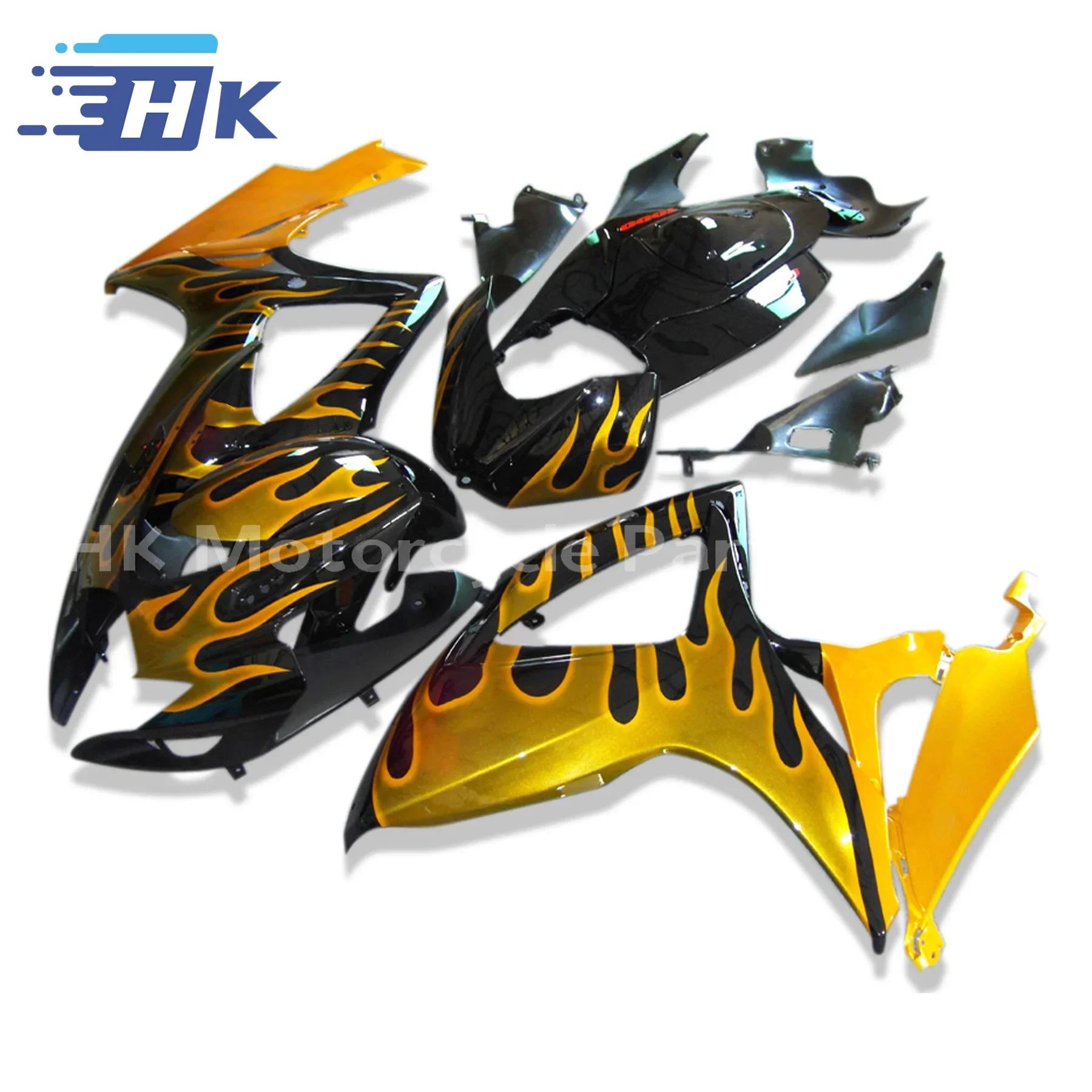 

Motorcycle Fairings Set for Gsxr600 Gsxr750 K6 2006 2007 Full Body Fairing Parts Gsxr Gsx-r 600 750 06 07 Bodyframe Plastic Cowl
