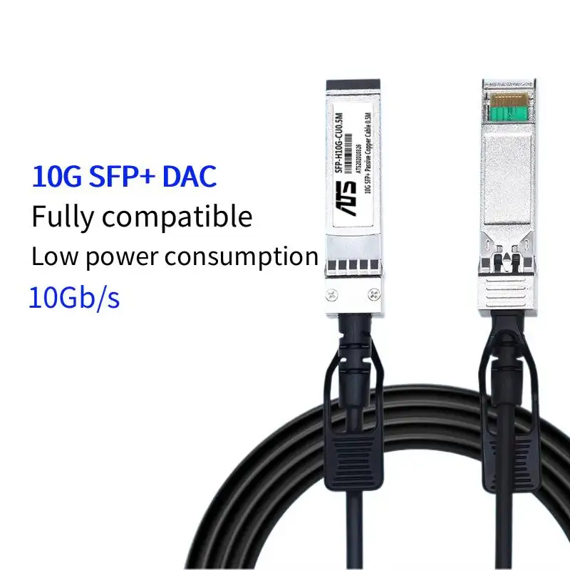 10G SFP+ DAC Cable 1m 3m 5m 10Gbps SFP+  DAC Cable Copper Passive Cable Compatible for Cisco MikroTik Intel Switch  GBIC