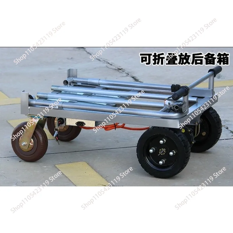 

Special electric trolley for pulling sand cement, truck pulling goods, climbing trolley folding