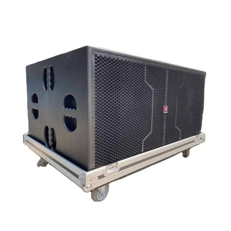 Waterproof Dual 18 Inch Subwoofer Speaker, heavy bass professional audio system for outdoor stage and club activities