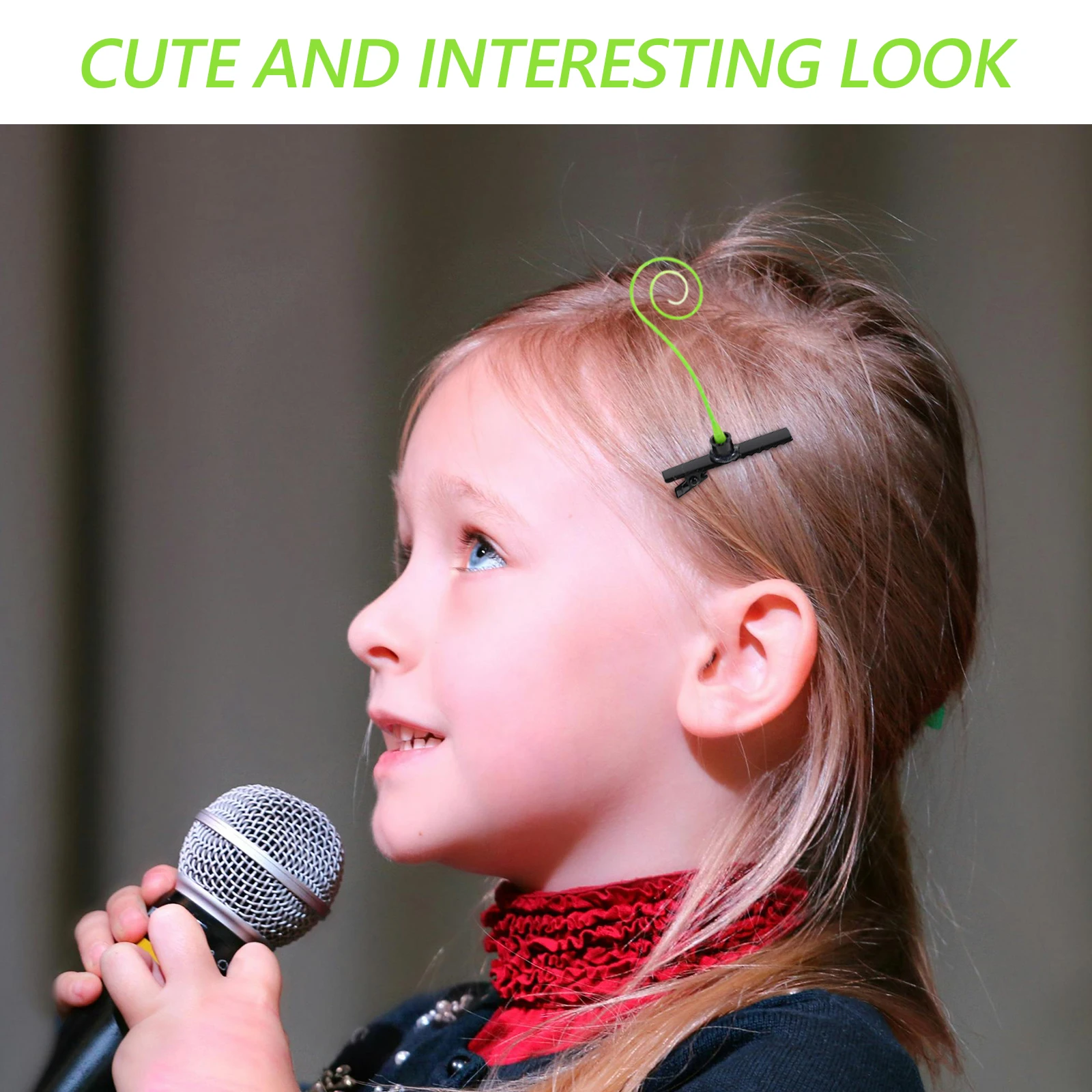 

30 pcs Bean Sprout Hair Clips Cute Kids Hair Accessories Lightweight Barrette For Girls Women Party Festival Live Streaming