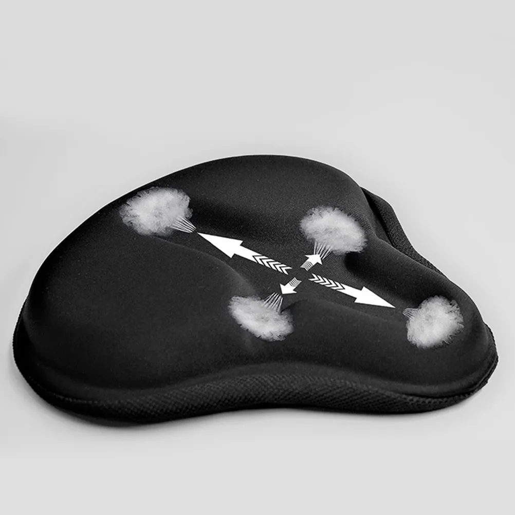 

Силиконовый утолщенный чехол для велосипедного сиденья, защитный чехол для седла горного велосипеда, легкий, удобный для переноски, аксессуары для активного отдыха, черный цвет