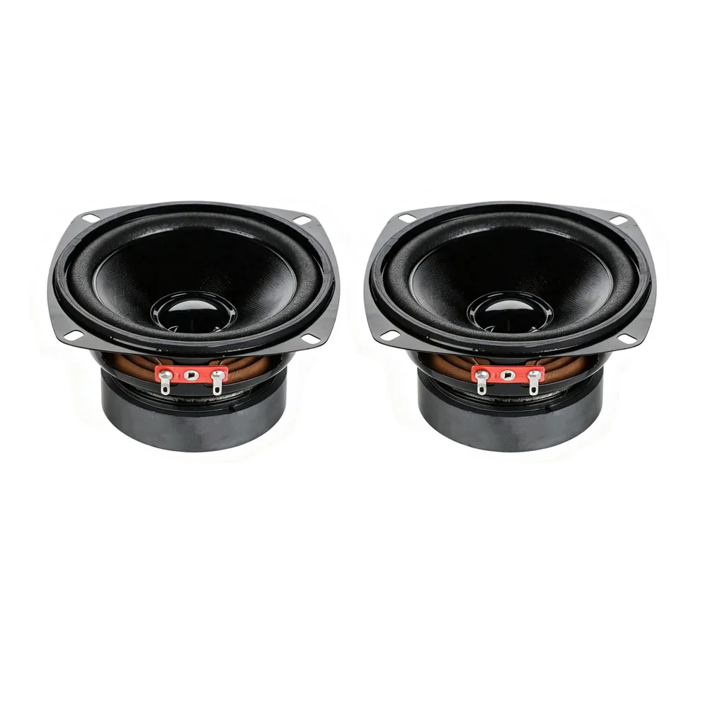 AUIN 2 Stück 4 Zoll Tieftöner-Lautsprechereinheit 8 Ohm 50W 105MM/116MM Subwoofer Bass Audio DIY für Bluetooth-Lautsprecher Heimkino – Detail 3