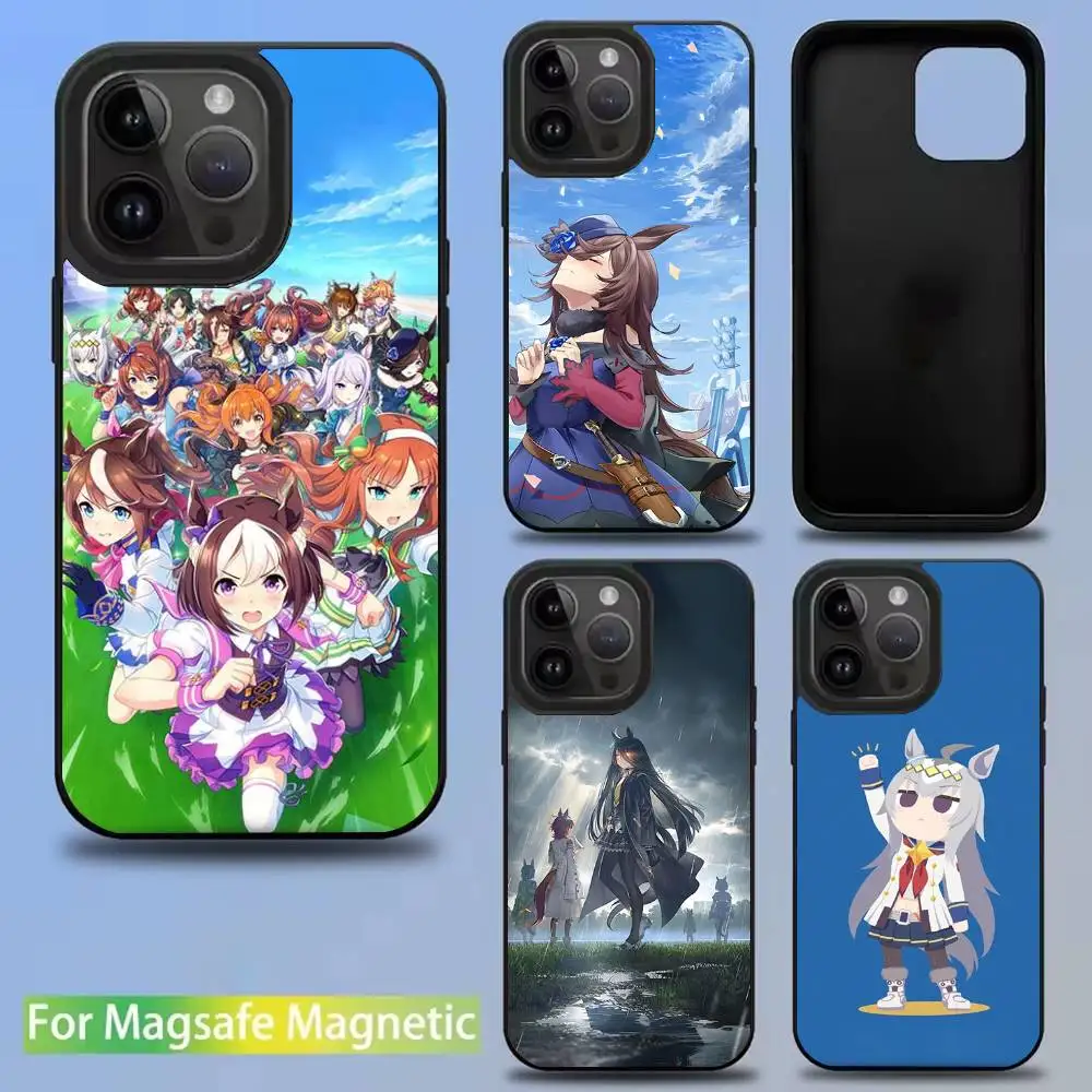

Uma Musume Pretty Derby Phone Case For iPhone 16,15,14,13,12,11,Pro,Max,Plus,Mini,SE New Magsafe Magnetic Wireless Charging