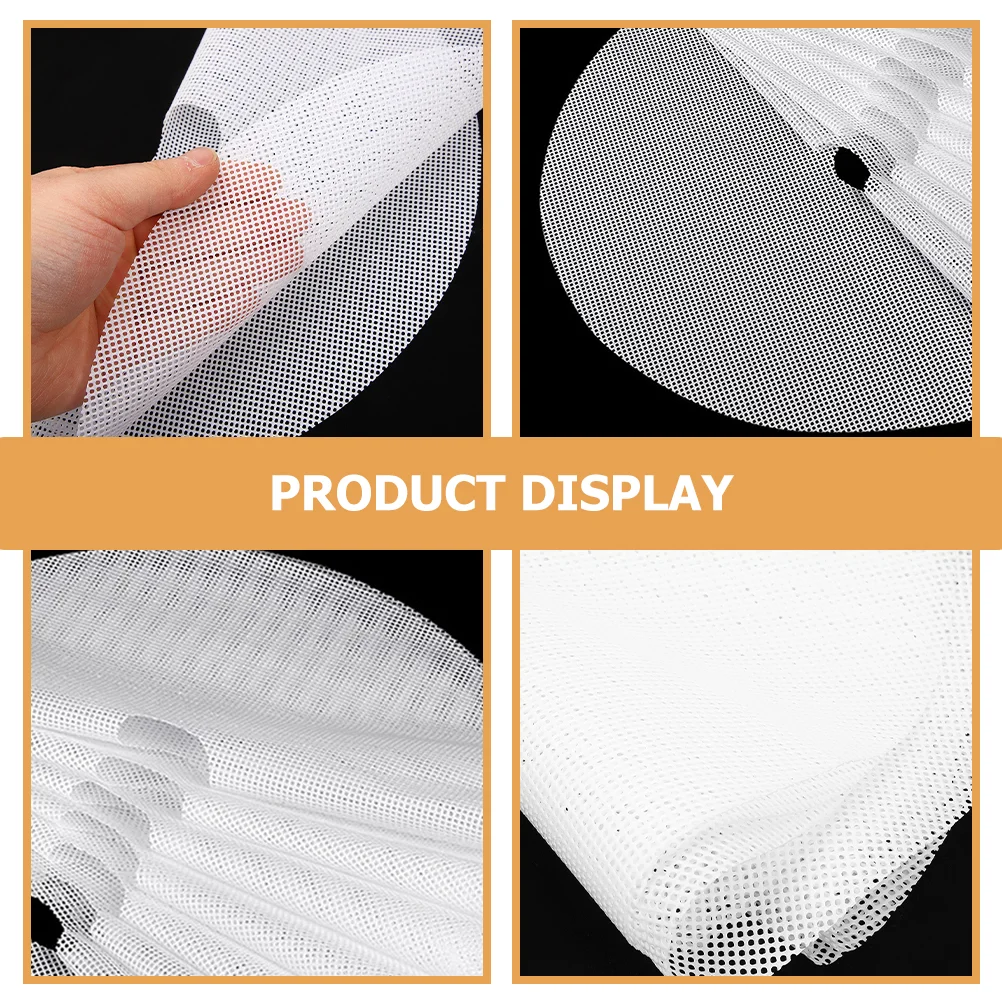 8 Pcs Round Dryer Pad Fruit Mat Food Liner Dehydrator Trays Mesh Mats Silicone Pads for White