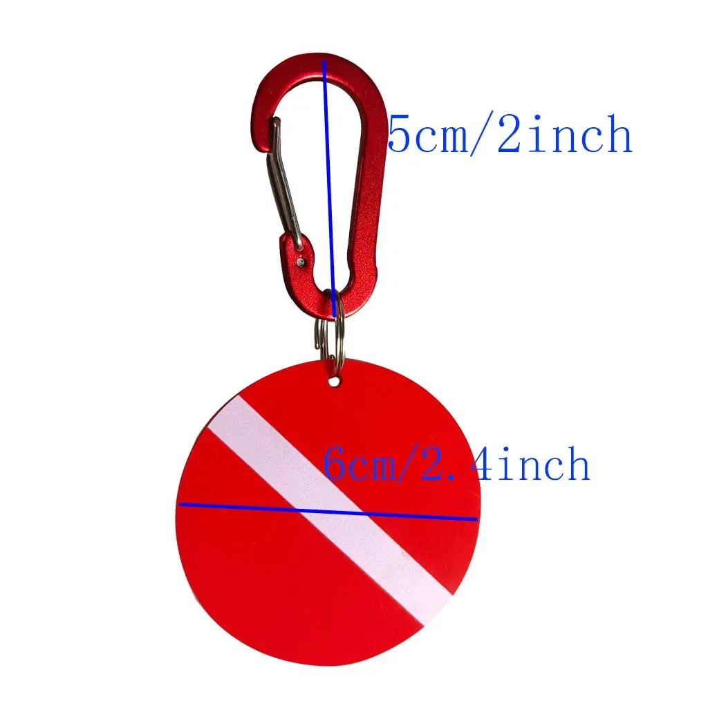 Diver Backpack Bag Luggage Tags Motorcycles Car Biker Cute Flag Scuba Diver Diving Keychains Tag Key Holder