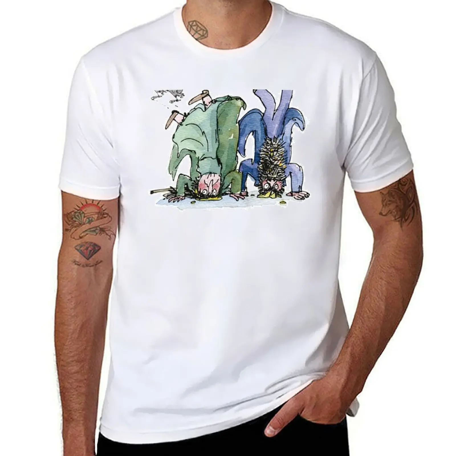 

The Twits - Roald Dahl T-Shirt man t shirts for men t shirts for man graphic tees cotton tshirt 100% T-shirt
