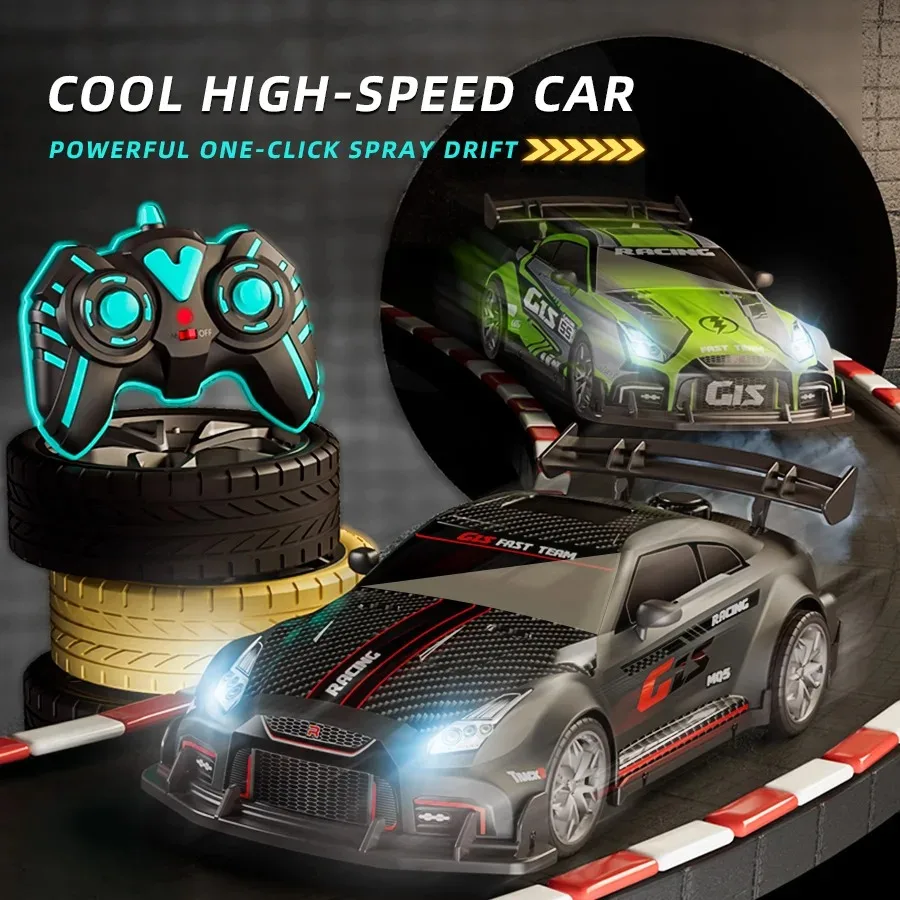 

RC Drift Автомобиль с дистанционным управлением Высокоскоростной пульт дистанционного управления Гоночный спрей Беспроводной дрифт-автомобиль Электрический автомобиль Игрушка в подарок