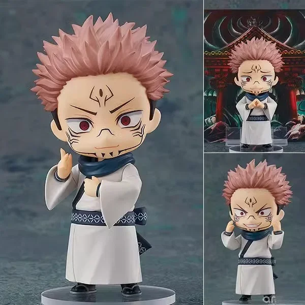 Ryomen Sukuna Q Version Clay Satoru Gojo Fushiguro Megumi Anime Jujutsu Kaisen Character Model Toys Desktop Ornaments Gifts