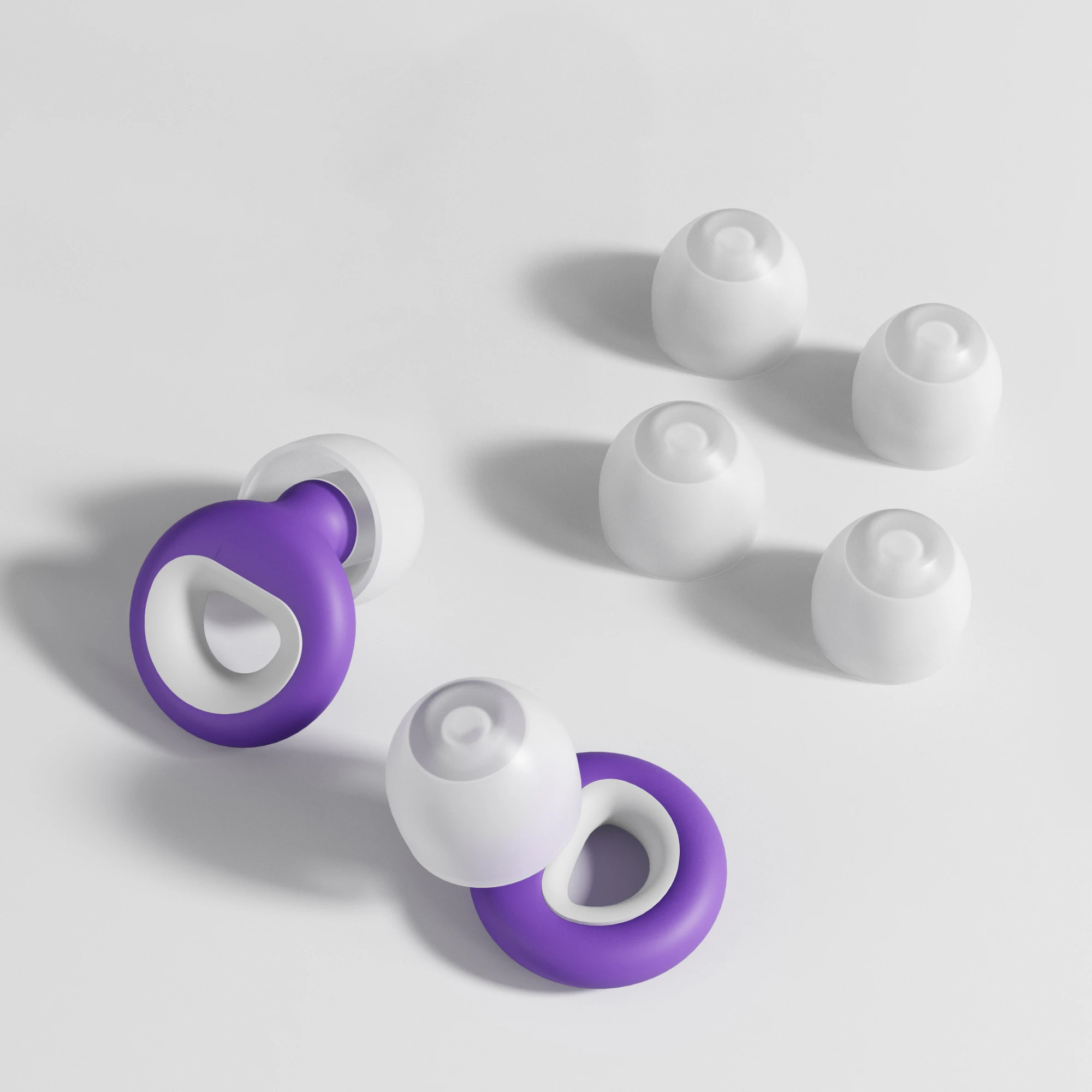 Light Comfort Silicone Earplugs With Silicone Lanyard Waterproof Noise Cancelling Ear Plugs Travel Sleeping Swimming Daily Ear