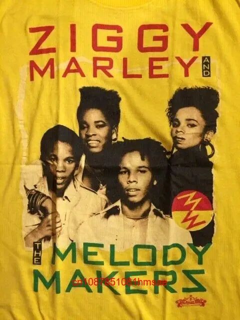 80 s SCREEN STARS ZIGGY MARLEY THE MELODY MAKERS Vintage T Shirt No yo1653 long or short sleeves