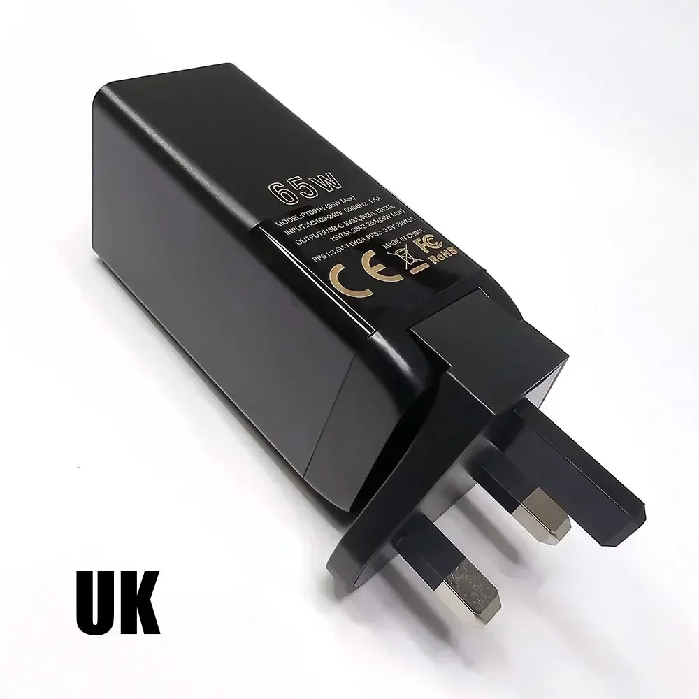 Imagem -05 - Carregador com Cabo Adaptador Tipo-c Fontes de Alimentação Completa para Pinecil Ferro de Solda Pps Celular ue Eua Reino Unido pd 65w Pine64-ac