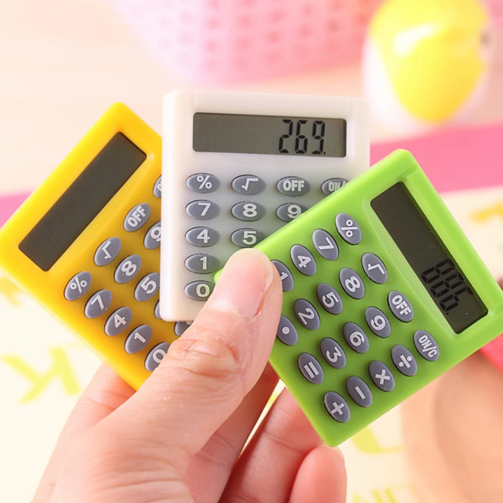 

Student Calculator ABS Material Lightweight Portable Size Math Operations Tool Office Electronics for Students