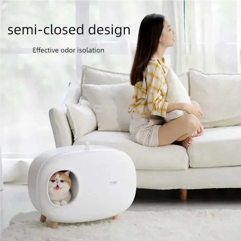 

Mochi cat litter box fully enclosed pet supplies cat toilet drawer large cat litter box cat supplies