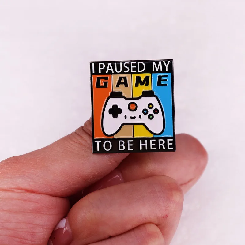 Broche para entusiastas del juego, insignia de controlador de juego, regalo para buen amigo