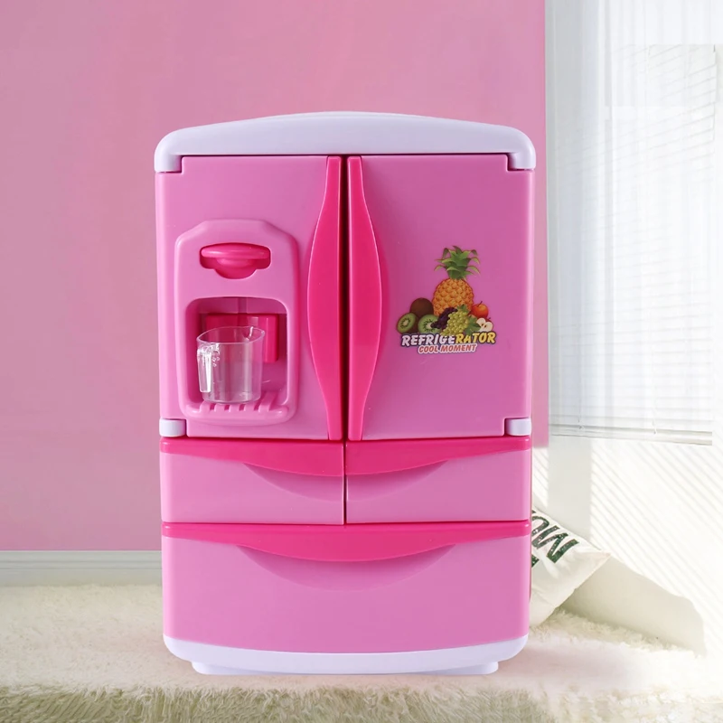 Yh218-1 Simulation Refrigerator Toy Children's Small Home Appliances Toys Boys And Girls Set Music With Lights