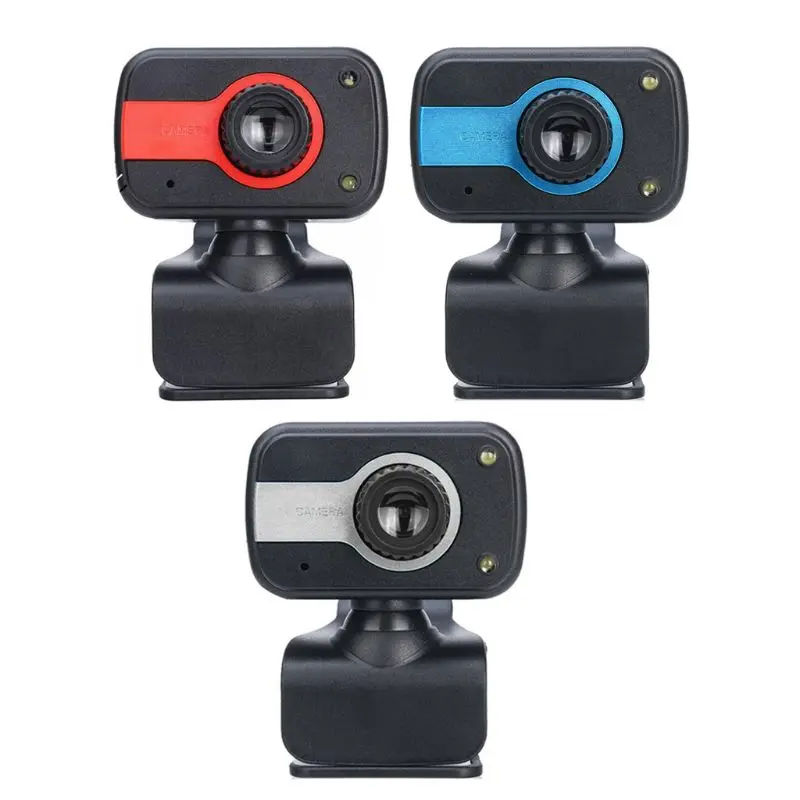 J6PA Rotary Webcam USB Digital Camera High Video Recording for Laptop PC