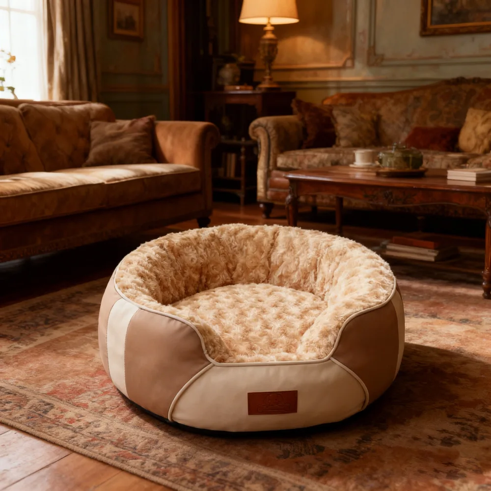 2026 New Thickened and Insulated Cat Bed Pet Mat - Medium to Small Leather High-End Pet Bed for Cats and Dogs - view 4