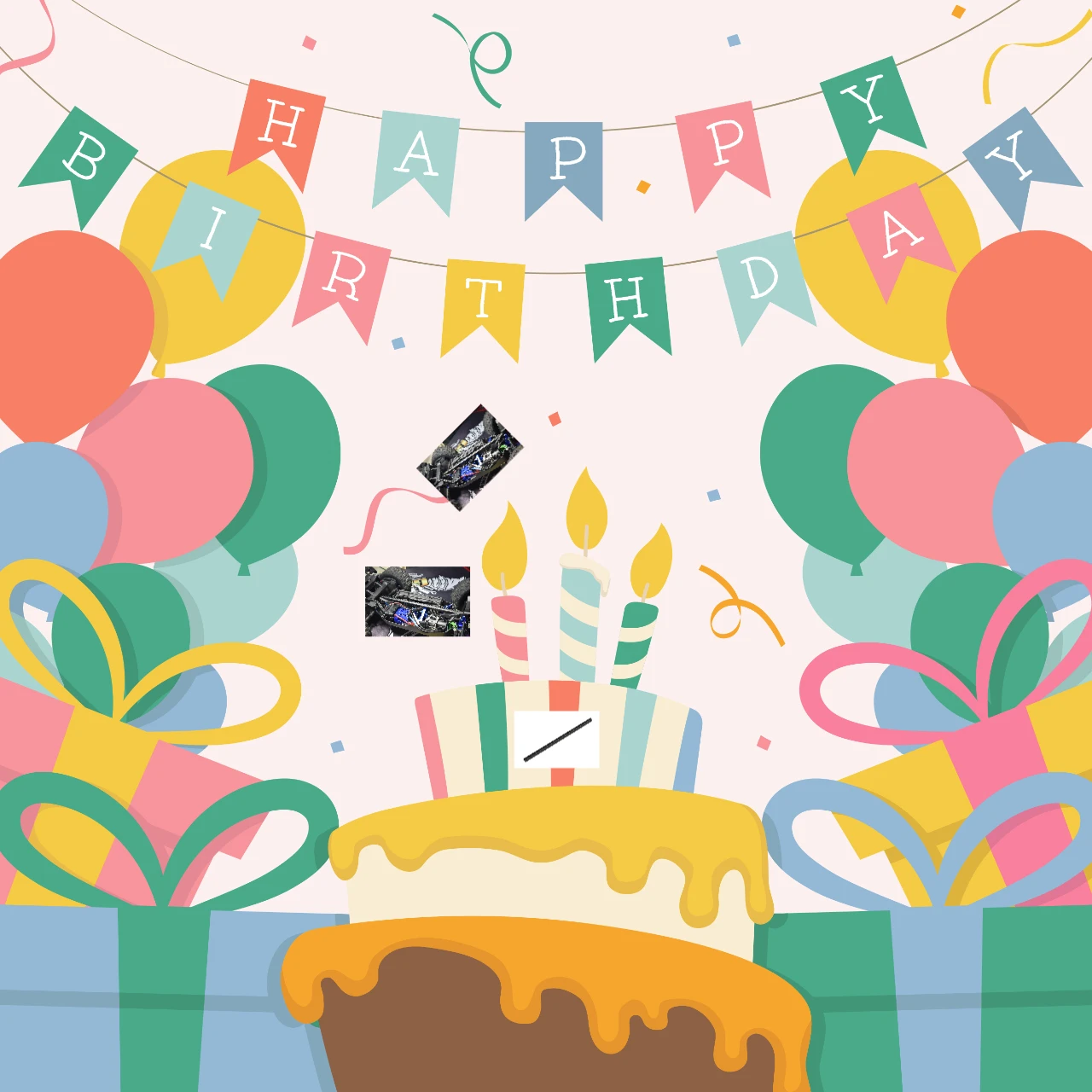 Wzmocnienie podwozia z włókna węglowego GPM do TRAXXAS 1/8 Sledge Monster Truck, numer części 95076-4