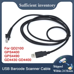 For QD2100 GD4430 GD4400 GPS4400 GPS4490 Datalogic USB cable USB 2M 90A052065 USB Barcode Scanner Cable 2M New
