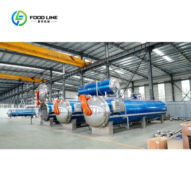 Customized Automatic Retort Sterilization System for Food Industry Automatic Retort Heating Control for High Pressure