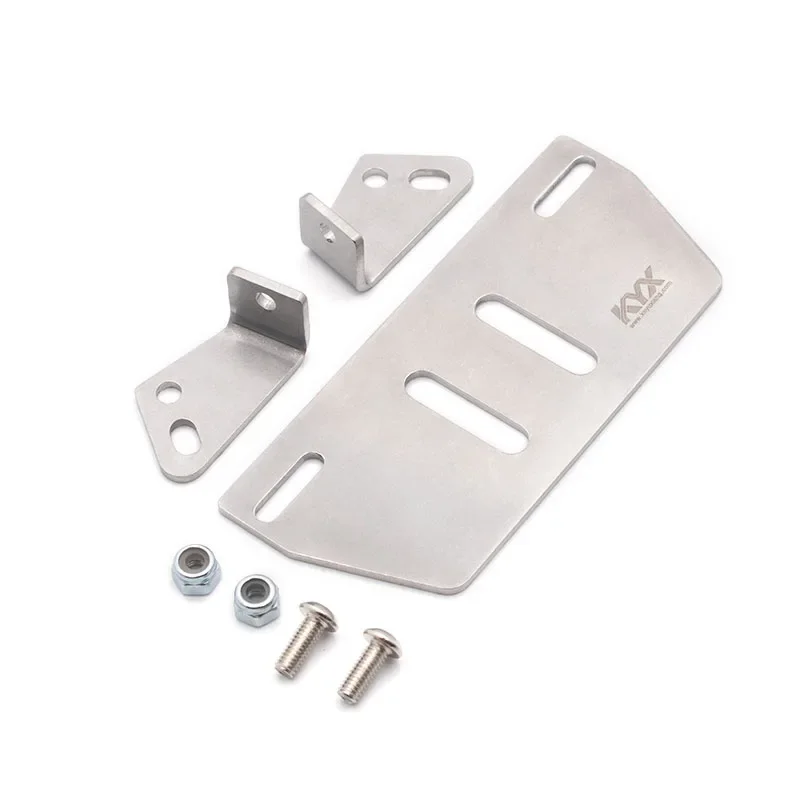 

KYX Racing Stainless Steel Frame Protector Chassis Guard Board for 1/10 Rc Crawler Axial SCX10 II Traxxas TRX4