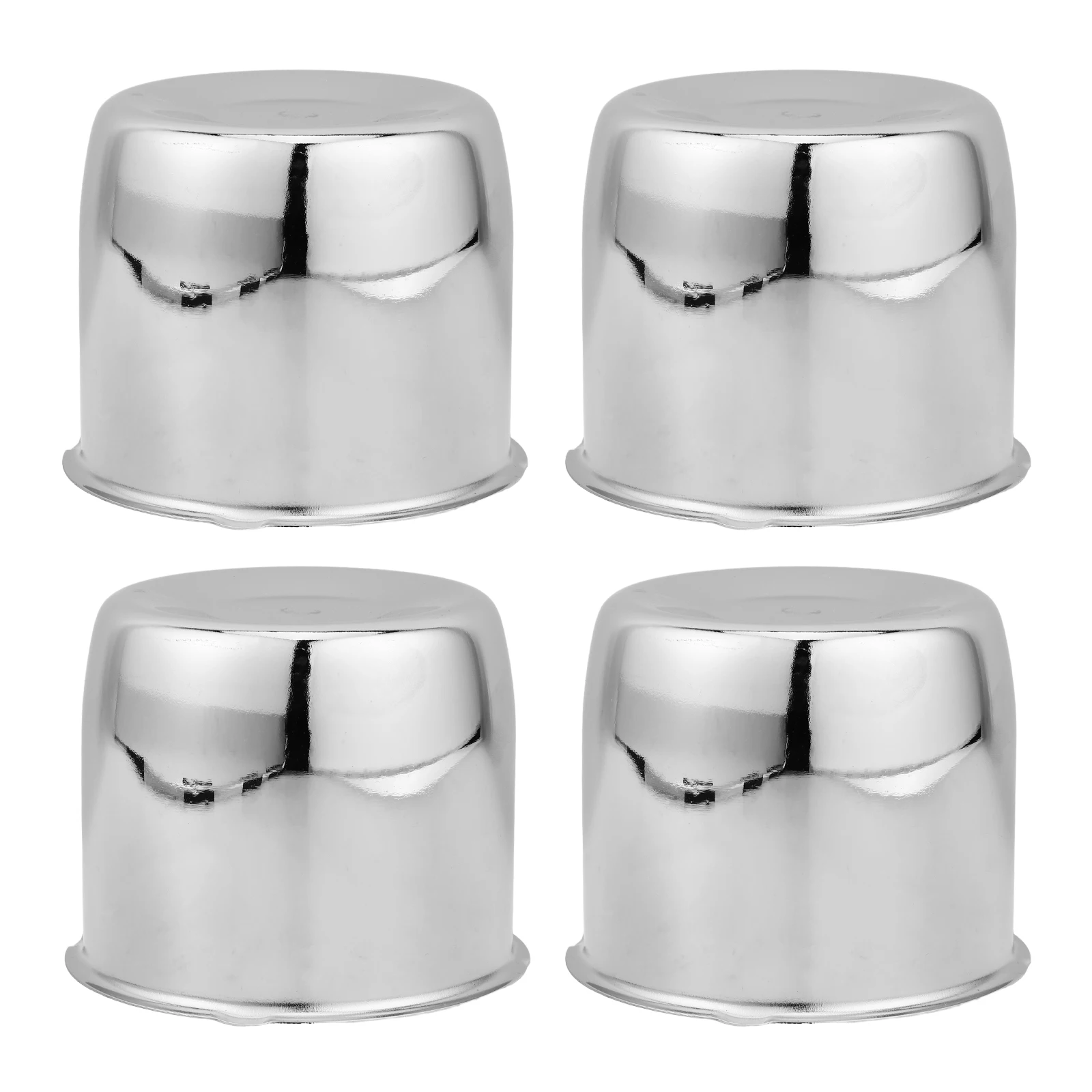 

4pcs 108mm Wheel Hub Dust Covers Silver Protective Caps for Trailer Steel Rims RV Semi Truck Axle Compatibility Dust Cap