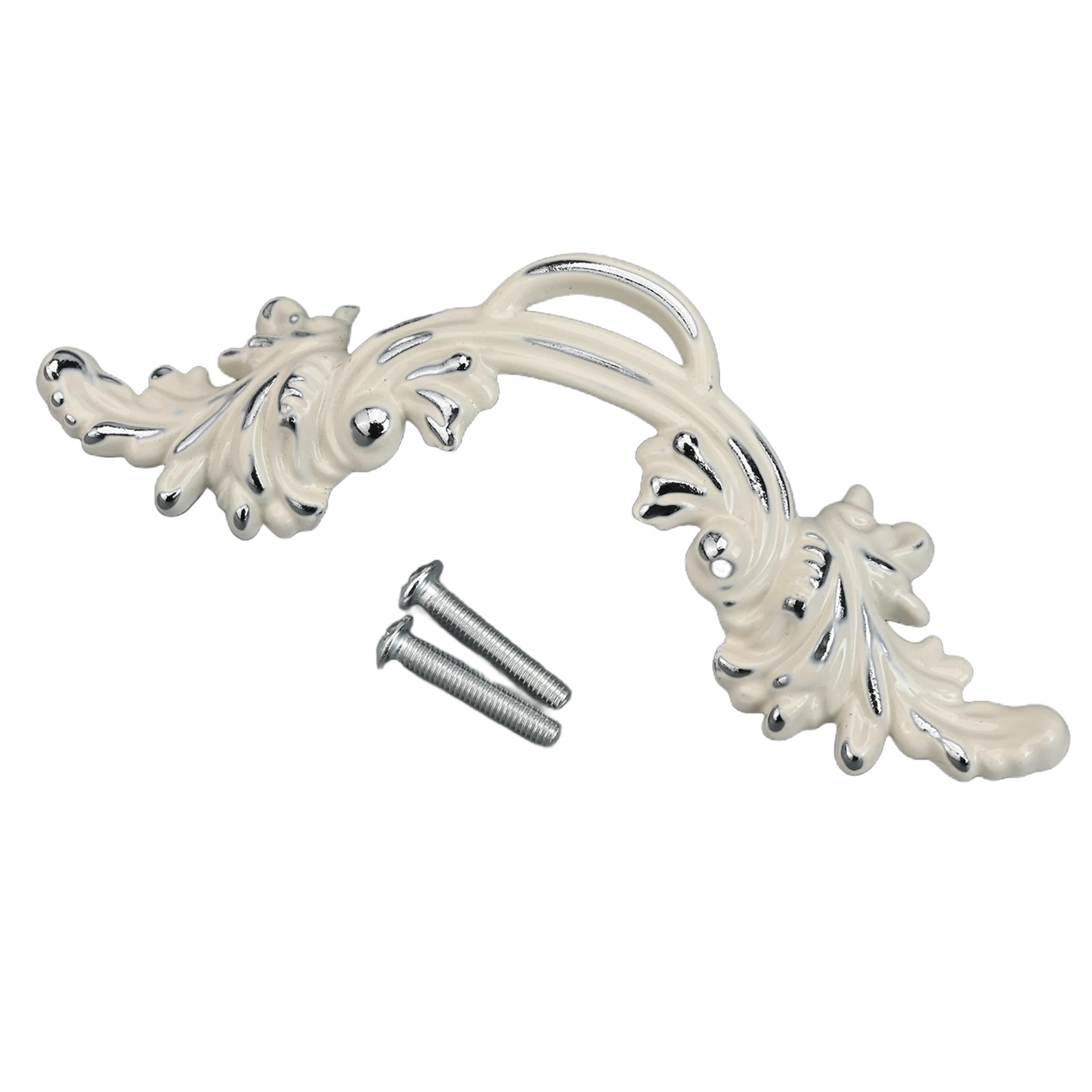 มือจับประตู มือจับเฟอร์นิเจอร์โบราณ ของตกแต่งบ้าน การเพิ่มประสิทธิภาพเฟอร์นิเจอร์ ทําความสะอาดง่าย กระบวนการชุบด้วยไฟฟ้า รวมถึงสกรู