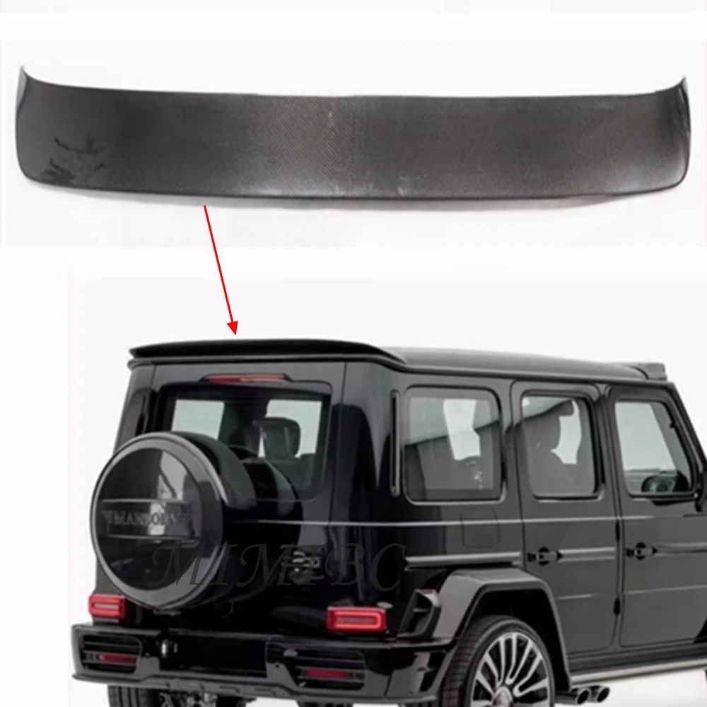 

High Quality Real Carbon Fiber Spoiler FRP For Benz G-CLASS W464 G500 G550 G63 G350 2019-2022 Wing Lip Spoilers MANSORYS Style