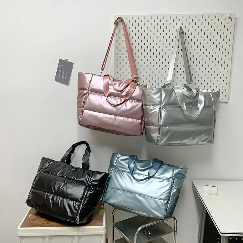 

Сумка для покупок с пуховым хлопковым наполнителем, пуховая сумка для йоги и фитнеса, пушистая сумка-тоут, сумка через плечо