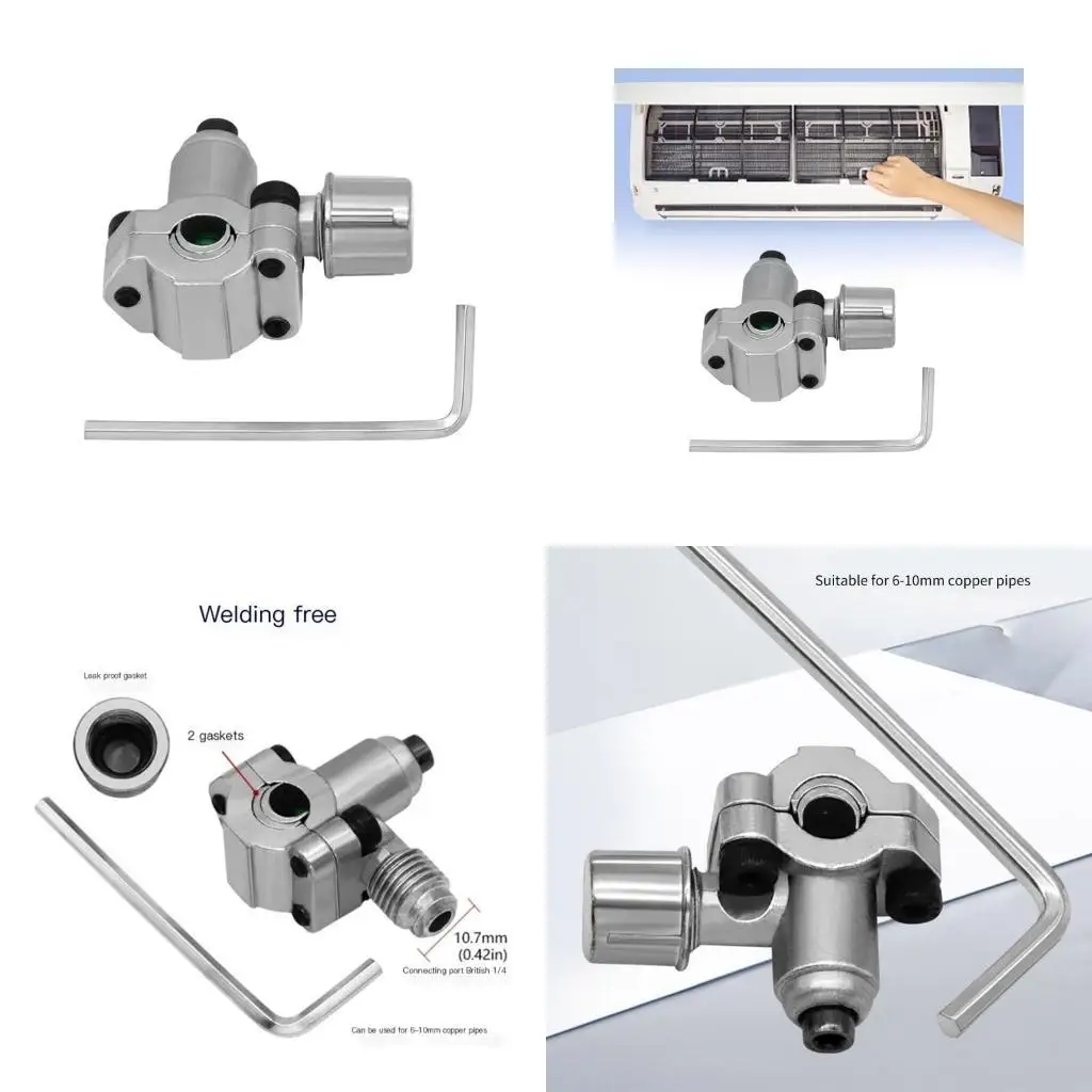 

Y1UD Refrigerator Tap Valves BVP31 Refrigeration Needle Valves with Wrenches