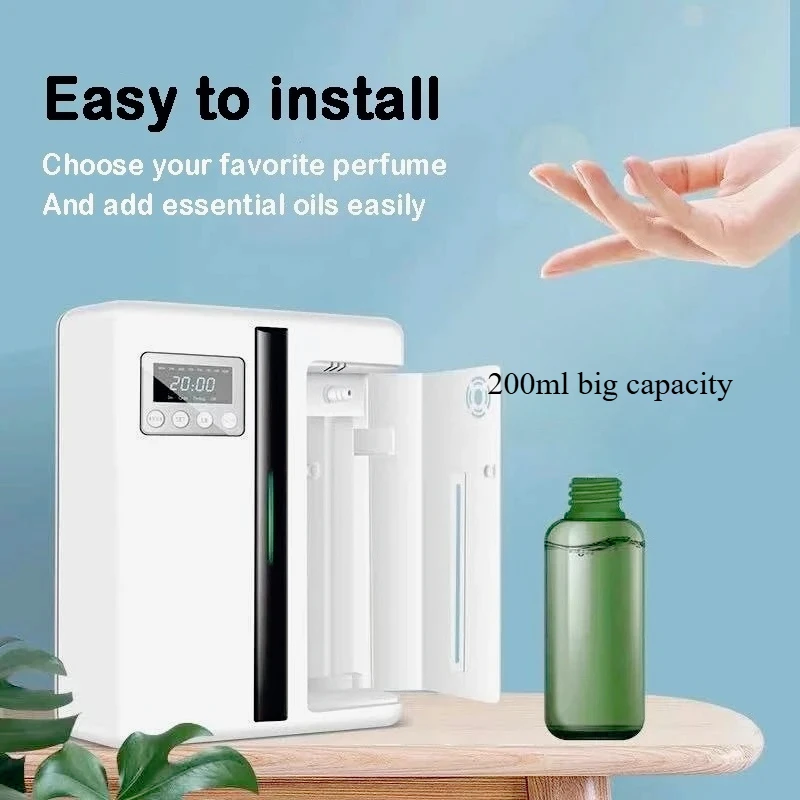 200ml New Model Bluetooth 300CBM Fragrance Scent Air Machine App Control Essential Oil Aroma Diffuser for Hotel Business KTV