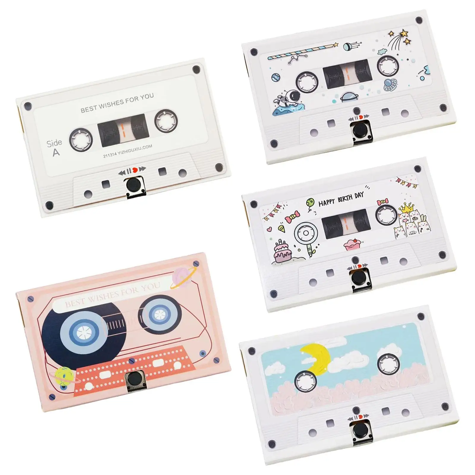 Cassette Blank Tape Empty 60 Minutes Audio Recording for Speech Music Player