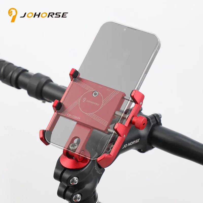 Universal Upgraded Outdoor aluminum alloy bicycle motorcycle riding accessories Navigation phone holder Bicycle phone holder